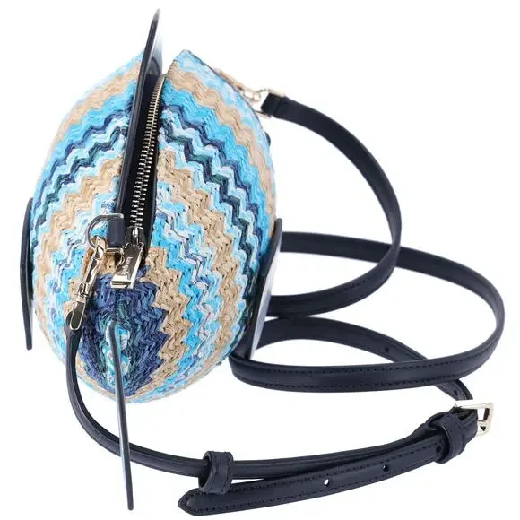 Kate Spade KG739 What A Catch 3D Fish Crossbody Novelty Blue Multi - Picture 3 of 7